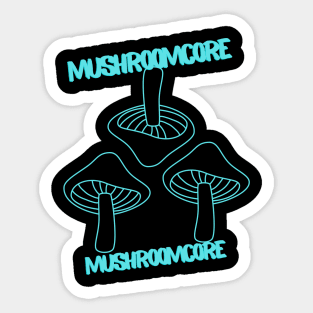 Mushroomcore Madness Sticker